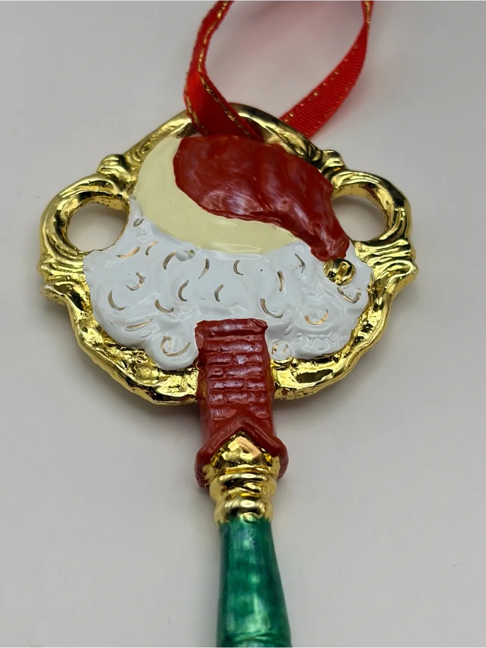 Santa's Magic Key Ornament, Holiday Tradition for Homes without a Chimney, 4.75”